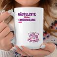 Guest List First Day At School Guest Book First Class Graphic Print Coffee Mug Unique Gifts