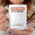Guestbook Alternative 53th Birthday Decorations For Him Her Graphic Print Coffee Mug Unique Gifts Guestbook Alternative 53th Birthday Decorations For Him Her Graphic Print Coffee Mug Unique Gifts