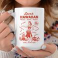 Hawaii Phrasebook 50s Tiki Style Graphic Print Coffee Mug Unique Gifts