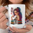 Hot Girls Read Books Spicy Dark Romance Reader Bookish Girl Graphic Print Coffee Mug Unique Gifts