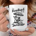 I'm Booked For The Summer Retro Vacation Beach Read Book Men Graphic Print Coffee Mug Unique Gifts