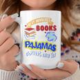 If It Involves Books And Pajamas Count Me In Graphic Print Coffee Mug Unique Gifts