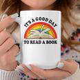 Its Good Day To Read A Book Kids Girl Women Teacher Reading Graphic Print Coffee Mug Unique Gifts