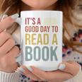 It's A Good Day To Read A Book Vintage Graphic Print Coffee Mug Unique Gifts