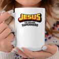 Jesus The Original Superhero Comic Book Christian Faith Graphic Print Coffee Mug Unique Gifts