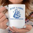 Just a Girl Who Loves Books Book Lover Bookish Graphic Print Coffee Mug Unique Gifts