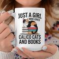 Just A Girl Who Loves Calico Cats And Books Minimal Tee Graphic Print Coffee Mug Unique Gifts Just A Girl Who Loves Calico Cats And Books Minimal Tee Graphic Print Coffee Mug Unique Gifts