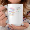 Just One More Chapter Cozy Pastel Bookworm Cute Book Reader Premium Tri-Blend Graphic Print Coffee Mug Unique Gifts