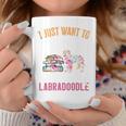 I Just Want To Read Books And Pet My Labradoodle Graphic Print Coffee Mug Unique Gifts