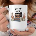Kawaii Panda Book Lover Reading Books Panda Librarian Graphic Print Coffee Mug Unique Gifts