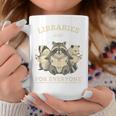 Libraries Are For Everyone Cute Raccoon Badger Opossum Book Graphic Print Coffee Mug Unique Gifts Libraries Are For Everyone Cute Raccoon Badger Opossum Book Graphic Print Coffee Mug Unique Gifts