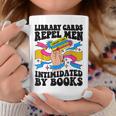 Library Cards Repel Men Intimidated By Books Sassy Reader Graphic Print Coffee Mug Unique Gifts