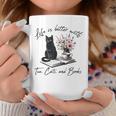 Life Better With 2 Cats Books Kitten Kitty Women Girls Kids Graphic Print Coffee Mug Unique Gifts Life Better With 2 Cats Books Kitten Kitty Women Girls Kids Graphic Print Coffee Mug Unique Gifts