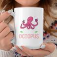 Life Is Better With An Octopus And Reading Books Graphic Print Coffee Mug Unique Gifts