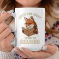 Life’s Too Short To Not Be Reading Cute Fox Book Lover Premium Tri-Blend Graphic Print Coffee Mug Unique Gifts