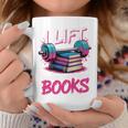 I Lift So I Can Carry More Books Reader Gym Book Lover Graphic Print Coffee Mug Unique Gifts