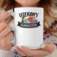 Literary Gangster Book Lover Bookish Bookworm Reader For Her Graphic Print Coffee Mug Unique Gifts