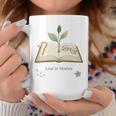 Lost In Stories Aesthetic Book And Growing Plant Tee Graphic Print Coffee Mug Unique Gifts
