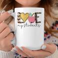 Love My Students Book Pencil Apple Back To School Graphic Print Coffee Mug Unique Gifts