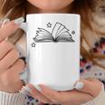 Magic Book With Stars Line Art Graphic Print Coffee Mug Unique Gifts