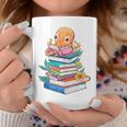Octopus Reading Bookworm Book Reading Octopus Lover Graphic Print Coffee Mug Unique Gifts