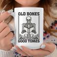 Old Bones Good Tomes Skeleton Reading Bookworm Book Lovers Graphic Print Coffee Mug Unique Gifts Old Bones Good Tomes Skeleton Reading Bookworm Book Lovers Graphic Print Coffee Mug Unique Gifts