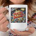 Pocket Rocket Comic Book Style Premium Tri-Blend Graphic Print Coffee Mug Unique Gifts