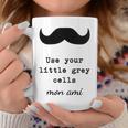 POIROT USE YOUR LITTLE GREY CELLS BOOKS Graphic Print Coffee Mug Unique Gifts