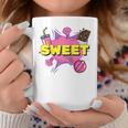 Pop Art Sweet Text Bubble Comic Book Style Classic Raglan Baseball Tee Graphic Print Coffee Mug Unique Gifts