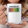 Powered By Books Bookworm Librarian Reading Graphic Print Coffee Mug Unique Gifts