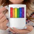 Pride Flag Books Bookish Rainbow Queer Reader Gay Writer Graphic Print Coffee Mug Unique Gifts