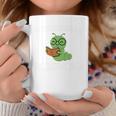 Professional Bookworm Reading Lover Cute Worm Glasses Book Graphic Print Coffee Mug Unique Gifts