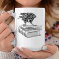 Raven Crow Book Aesthetic Dark Academia Bookworm Graphic Print Coffee Mug Unique Gifts Raven Crow Book Aesthetic Dark Academia Bookworm Graphic Print Coffee Mug Unique Gifts