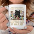 There Was A Woman Who Really Loved Books And Yarn Crocheting Graphic Print Coffee Mug Unique Gifts