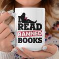 I Read Banned Books Banned Books Week Reading Women Graphic Print Coffee Mug Unique Gifts