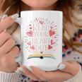 Read Your Heart Out Book Lovers Graphic Print Coffee Mug Unique Gifts