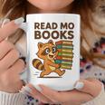 Read Mo Books – Raccoon Lovers Graphic Print Coffee Mug Unique Gifts