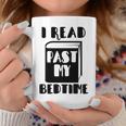 I Read Past My Bedtime Book Reader Graphic Print Coffee Mug Unique Gifts
