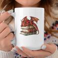 I Read Because Roasting People Is Frowned Upon Dragon Book Premium Tri-Blend Graphic Print Coffee Mug Unique Gifts