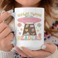 Take Me To Your Readers Groovy Book Reader Book Reading Graphic Print Coffee Mug Unique Gifts