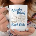 Reading Book Lover Bookish Summer Sandy A Beach Book Club Graphic Print Coffee Mug Unique Gifts