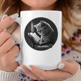Reading Cat Book Lover Cat Lover Bookworm Cat Owner Graphic Print Coffee Mug Unique Gifts