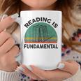 Reading Is Fundamental For Teacher Nerdy Book Lover Graphic Print Coffee Mug Unique Gifts