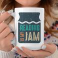 Reading Is My Jam Book Lover And Reading Teacher Graphic Print Coffee Mug Unique Gifts