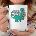 Readosaurus Cute Dinosaur Reading Books Reading Graphic Print Coffee Mug Unique Gifts