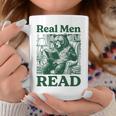Real Men Read Cute Bear Tea Book Lover Men Boys Reading Premium Tri-Blend Graphic Print Coffee Mug Unique Gifts