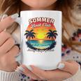 Retro Summer Book Reading Club Graphic Print Coffee Mug Unique Gifts