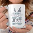 Run Like Mr Collins Just Proposed Books And Running Graphic Print Coffee Mug Unique Gifts