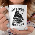 Salem Witch Book Club Bookish Retro Halloween Cat Graphic Print Coffee Mug Unique Gifts Salem Witch Book Club Bookish Retro Halloween Cat Graphic Print Coffee Mug Unique Gifts