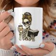 Skeleton Girl Drinking Coffee And Reading Book Graphic Print Coffee Mug Unique Gifts Skeleton Girl Drinking Coffee And Reading Book Graphic Print Coffee Mug Unique Gifts